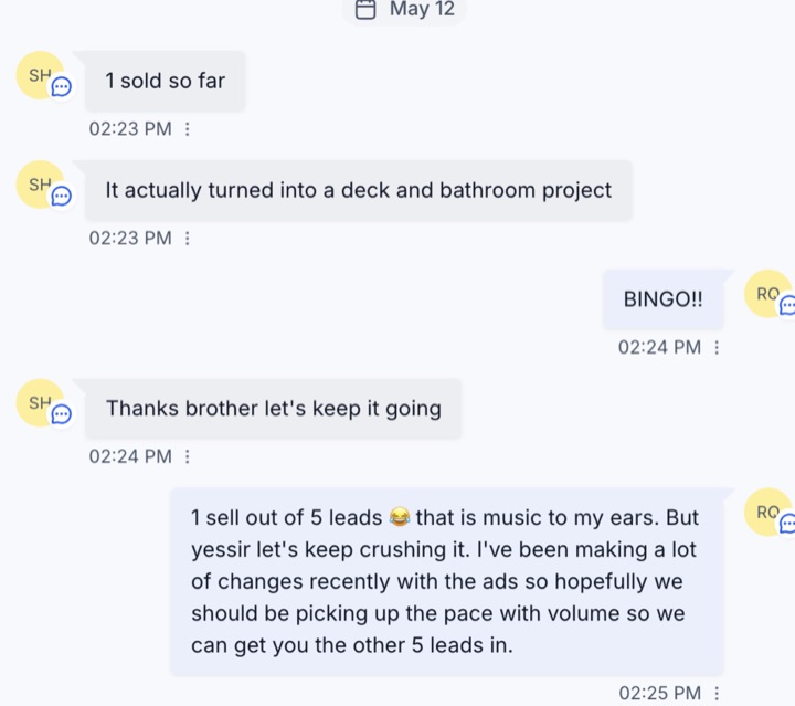 Client result