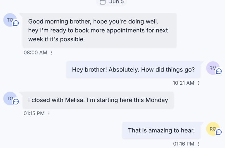 Client result